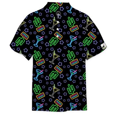 Proud90 Neon Cactus Men's Polo